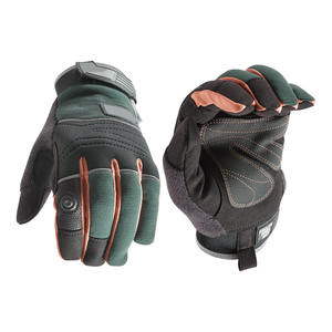 Gants de mécanicien en cuir synthétique renforcé de qualité supérieure, gants de sécurité industrielle, résistants, antistatiques, durables - Product Image 4
