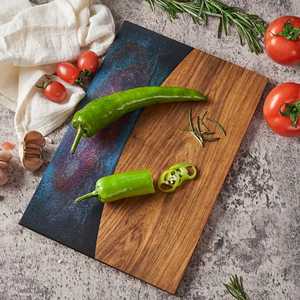 Trending Resin Wood Joint Cutting <b>Board</b> Hot Sale Multipurpose High Quality Chopping <b>Board</b> Cheese Serving <b>Board</b> Handmade Durable - Product Image 4