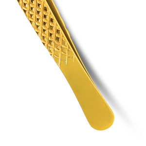 Pinzas de acero inoxidable para cejas, pinzas de precisión con punta inclinada para depilación de cejas, depilación facial y estilización - Product Image 5
