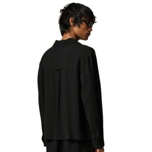 Chemise tissée texturée pour homme, manches longues, boutonnée, coupe décontractée, légère, idéale pour l'été, vente en gros OEM - Product Image 6