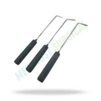 Ensemble de 3 cure-dents vétérinaires pour chevaux, instruments dentaires pour le nettoyage et l'examen buccal des chevaux