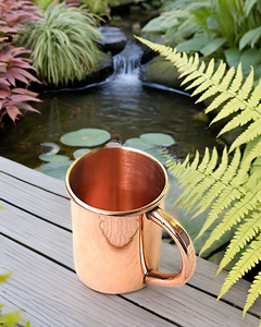 Copper Moscow Mule Shots <b>Mug</b> Copper Handle Capacity 4 Ounce Solid Copper Classic Moscow Mule Shot <b>Mugs</b>. - Product Image 2