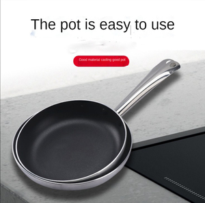 Modern <b>Ceramic</b> Coated Saute <b>Pan</b> With Lid Eco Friendly Nonstick Surface Heavy Duty Forged Construction - Product Image 2