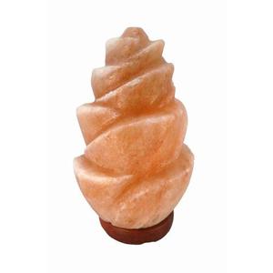 Lampe de sel de l'Himalaya sculptée à la main, toucher naturel, matériau organique, éclat cristallin naturel, forme de fleur, lumière décorative pour la maison, Pakistan - Product Image 1