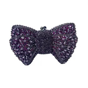Elegant Rhinestone Casual Pearl Embroidery Half Moon Candy Pattern Sparkling Fashion Evening <b>Clutch</b> Women Party <b>Wedding</b> - Product Image 5