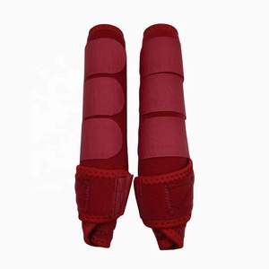 Bottes de protection de luxe pour chevaux, en néoprène, avec écarteurs, bottes médicinales pour chevaux, vente en gros directe d'usine OEM ODM Pakistan - Product Image 4