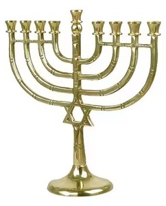 Candélabre artistique en métal à 7 bras pour la maison, élégant support de bougies décoratif pour intérieur - Product Image 4