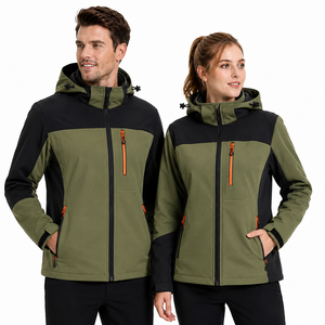 Chaqueta Bomber de Lona Impermeable con Logotipo Personalizado, Chaqueta de Invierno con Capucha para Parejas, con Forro Polar, Servicio OEM - Product Image 6