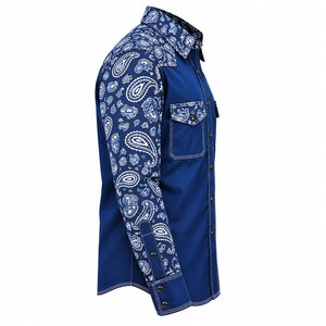 Chaqueta de Soldadura de Algodón Resistente al Fuego de 7oz para Hombre, Cumple con la Norma ATPV 9.2 Ca, Lavable a Máquina, Camisas FR Resistentes al Calor - Product Image 5