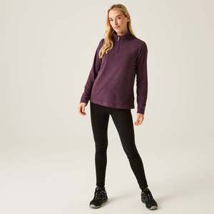 Prix d'usine Sweat-shirt décontracté pour femme Marble Canyon à demi-zip, col montant, poches kangourou, poignets et ourlet côtelés, Hiver - Product Image 4