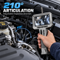 Caméra d'inspection vidéo endoscopique industrielle pour automobile, écran 4,5 pouces, pour la réparation de véhicules et les composants cachés