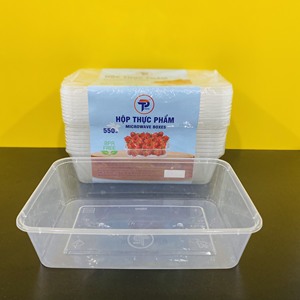 Conteneur alimentaire en plastique transparent jetable rectangulaire de 650/750 ml avec couvercles, design 2026 le plus récent, meilleure qualité, prix bas - Product Image 2