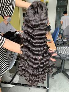 ผมมนุษย์หยักศกแบบชาวบราซิลไม่พันกันมีสีเบอร์กันดีผมลอนแบบชาวเวียดนาม - Product Image 5
