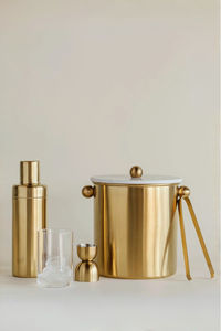 Luxurious entertaining setup gold themed decor modern serving elegance premium cocktail <b>corner</b> home decor accessory - Product Image 3
