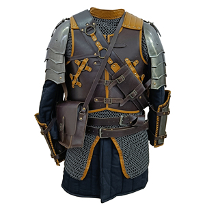 Armadura de Caballero Medieval Hecha a Mano de Alta Calidad, Traje Completo de Acero, Gambeson, Cota de Malla para Reenactment, Halloween - Product Image 1