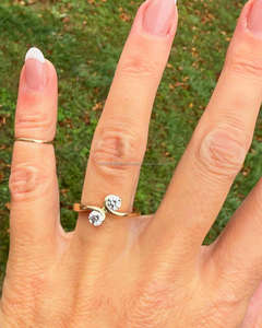 Arin/Or 18K/14K avec diamants naturels certifiés GIA/IGI, designs modernes ou personnalisés avec des bagues en diamant de faible quantité minimale de commande - Product Image 2