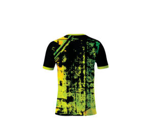 Camiseta de Cuello Redondo de Poliéster Casual, Tejida, Sublimada, con Patrón, Material de Secado Rápido para Impresión por Transferencia Térmica - Product Image 2