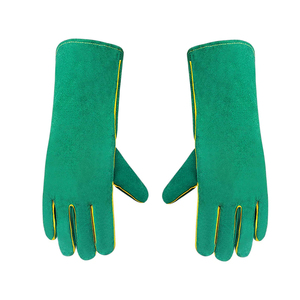 ถุงมือเชื่อมงานหนัก ถุงมือทำงานอุตสาหกรรมขายดี ป้องกันอุณหภูมิสูง ขายส่ง - Product Image 2