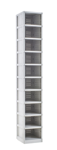 ABS Mini Plastic Locker Cabinet (Vendted Design) for indoor outdoor - Product Image 3