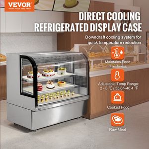 Grande Vetrina Refrigerata Commerciale da 18 Cu.Ft./505L per Pasticceria con Illuminazione LED a 2 Livelli - Product Image 2