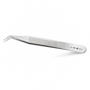 Pinzas de Acero Inoxidable para Pestañas, Herramienta Profesional para la Aplicación y Colocación de Extensiones de Pestañas - Product Image 6