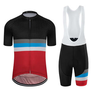 Men's Long Sleeve <b>Cycling</b> Jersey Black White Full Zip Road Bike Wear Breathable Quick Dry 100% Polyester 180g Fit - Product Image 3