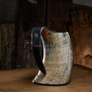 Jarra de Cerveza Vikinga Natural, Estilo Stein, de Gran Tamaño, Fabricada y Suministrada por un Fabricante Indio - Product Image 3