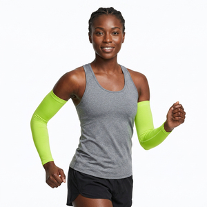 Manchon de Cyclisme Anti-UV Personnalisé en Coton Respirant, Manches Longues de Compression Sans Doigts, Protection Solaire pour Adultes – Grande Vente - Product Image 4