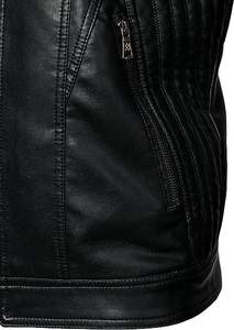 Tout nouveau personnalisé le plus populaire qualité personnalisé hommes veste en cuir vente en ligne veste en cuir - Product Image 5