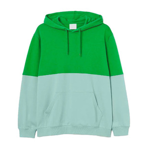 Unisex Men Denim Oversized Winter Long Hoodie Dot Eco-Friendly Polyester/Cotton Vintage Style Pocket <b>Design</b> Custom Logo Printing - Product Image 3