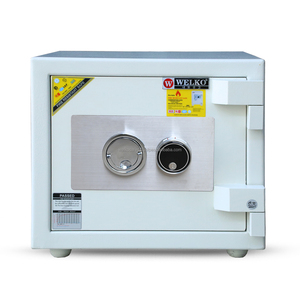 Luxury Home <b>Safe</b> <b>Box</b> WELKO US440 DK White 2mm Electronic Digital Combination <b>Lock</b> Stainless Steel Construction Fireproof - Product Image 1