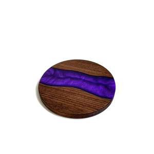 Luxury Resin Round <b>Table</b> <b>Coaster</b>-Eco-Friendly Non-Toxic & Lightweight - Product Image 1