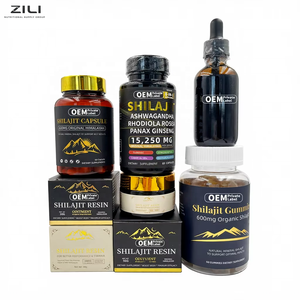 Shilajit de l'Himalaya de qualité supérieure, marque privée, gouttes, résine, capsules, complément <span class=keywords><strong>d</strong></span>'acide fulvique haute puissance - Product Image 1