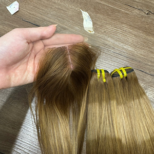Mejor Combo Tres Tonos Color Humano Vietnamita Color Natural Precio de Fábrica Extensiones de Cabello Hueso Cabello Liso - Product Image 1