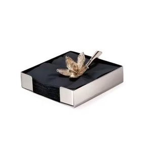 Metal Tissue Holder Waterproof Organizer Free Standing Standard Dinnerware <b>Table</b> and Wedding <b>Table</b> Centerpiece Decorative - Product Image 4