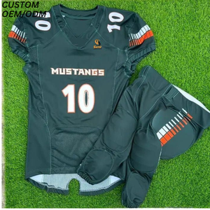 Ensembles d'uniformes de rugby personnalisés imprimés numériquement, respirants, à séchage rapide, en Spandex/Polyester, 100% Polyester, sans manches - Product Image 3