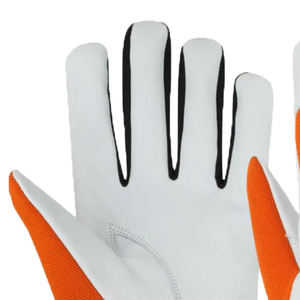 Guantes de Cuero Sintético, Guantes de Trabajo Mecánico Duraderos, Protección de Palma de Cuero PU, Suministro OEM - Product Image 3