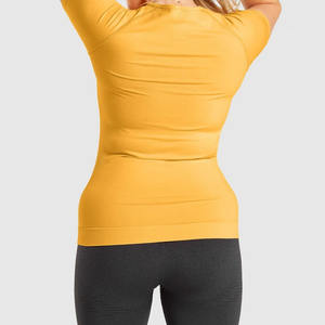 T-shirt pour femme, longueur standard, style streetwear, mode moderne, t-shirt confortable pour femme, t-shirt à coupe standard pour femme, OEM - Product Image 6