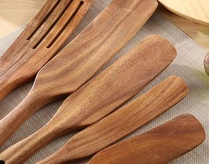 ชุดตะหลิวไม้กระถินเทศ 5 ชิ้น ทนความร้อน สำหรับเครื่องครัวเคลือบกันติด - Product Image 5