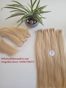 ผมต่อแบบ Remy ต่อผมมนุษย์ผมคนผมถักแบบชาวเวียดนามผมคนแบบทอแบบเส้นเดียวสำหรับต่อผมผมสีบลอนด์บริสุทธิ์613 - Product Image 4