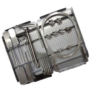 Sistema de retractores quirúrgicos abdominales con caja de esterilización, estilo Bookwalter, instrumentos quirúrgicos de grado hospitalario en venta - Product Image 3