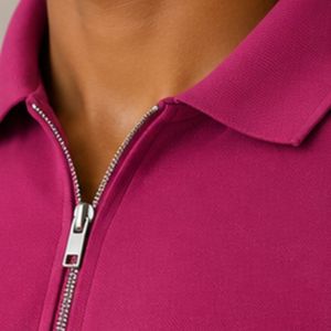 Polo de Hombre Color Marrón Mostaza con Cierre, Diseño de Logotipo Personalizado, Manga Corta, Mezcla de Algodón Premium, Polo de Golf Casual de Lujo - Product Image 6