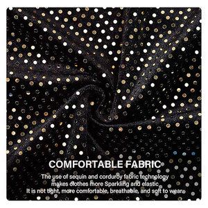 Camisetas brillantes para hombre, de manga corta, con lentejuelas, para discoteca, fiesta, club, ropa de escenario, moda llamativa - Product Image 2