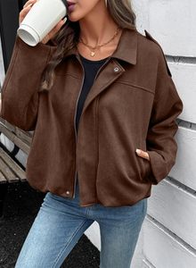Chaqueta de Motociclista de Cuero Genuino Acolchada Negra para Mujer, Ajustada, Elegante, con Acolchado Protector, Silueta Delgada, Estilo Urbano - Product Image 2