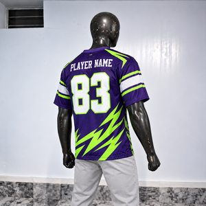 Camiseta de Fútbol Personalizada con Nombre y Número, Colores del Equipo, Transpirable, 100% Poliéster, Unisex, Ropa Deportiva Informal para Adultos - Product Image 4