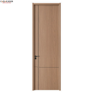 Puerta Interior Precolgada de Madera Sólida con Núcleo de MDF, Película de PVC, Anti-termitas, Anti-fisuras, Fácil de Limpiar, Resistente a la Humedad, para Sala de Estar y Dormitorio - Product Image 1