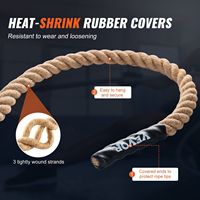 Corde d'escalade de 1,5 po x 10 pi pour la musculation et l'entraînement à domicile, fabriquée en cordes, cordons et sangles durables, modèle D0100HADND7