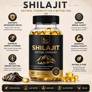Capsules de Shilajit de l'Himalaya en marque privée, riches en minéraux et en acide fulvique, complément alimentaire naturel pour hommes et femmes - Product Image 3