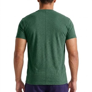 <b>Men</b> Premium Solid Color T Shirt Soft <b>Stretch</b> Fabric Crew Neck Summer Casual Slim Fit Short Sleeve Minimal Style Everyday Tee - Product Image 2