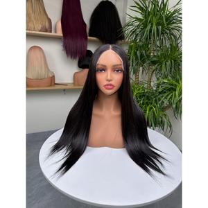 Perruque Full Lace pour débutantes, cheveux vietnamiens bruts, donneur unique, ultra-lisses, noir naturel, vente en gros - Product Image 4